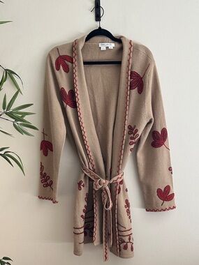 Kay Unger Wool Fall Cardigan
